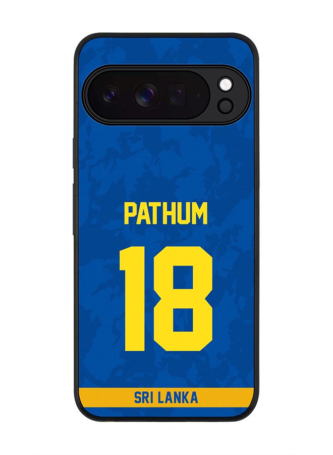 For Google Pixel 10 Pro Case,Slim fit Camera Protection, Shockproof Thin Phone cover  - Sri lanka Pathum Nissanka, Jersey No 18